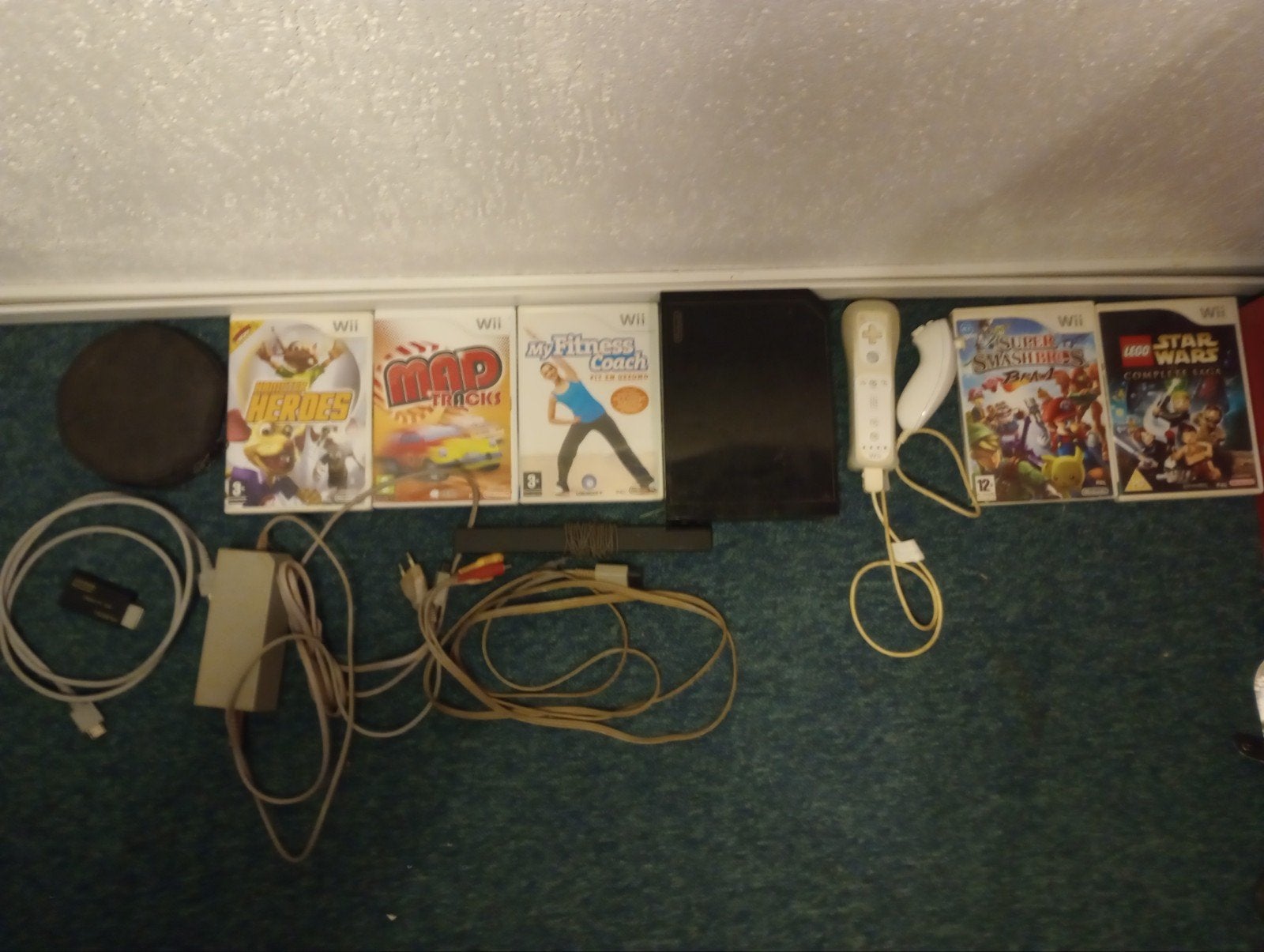 Nintendo Wii, Ophalen of Verzenden, Gebruikt, Met 1 controller, Met games