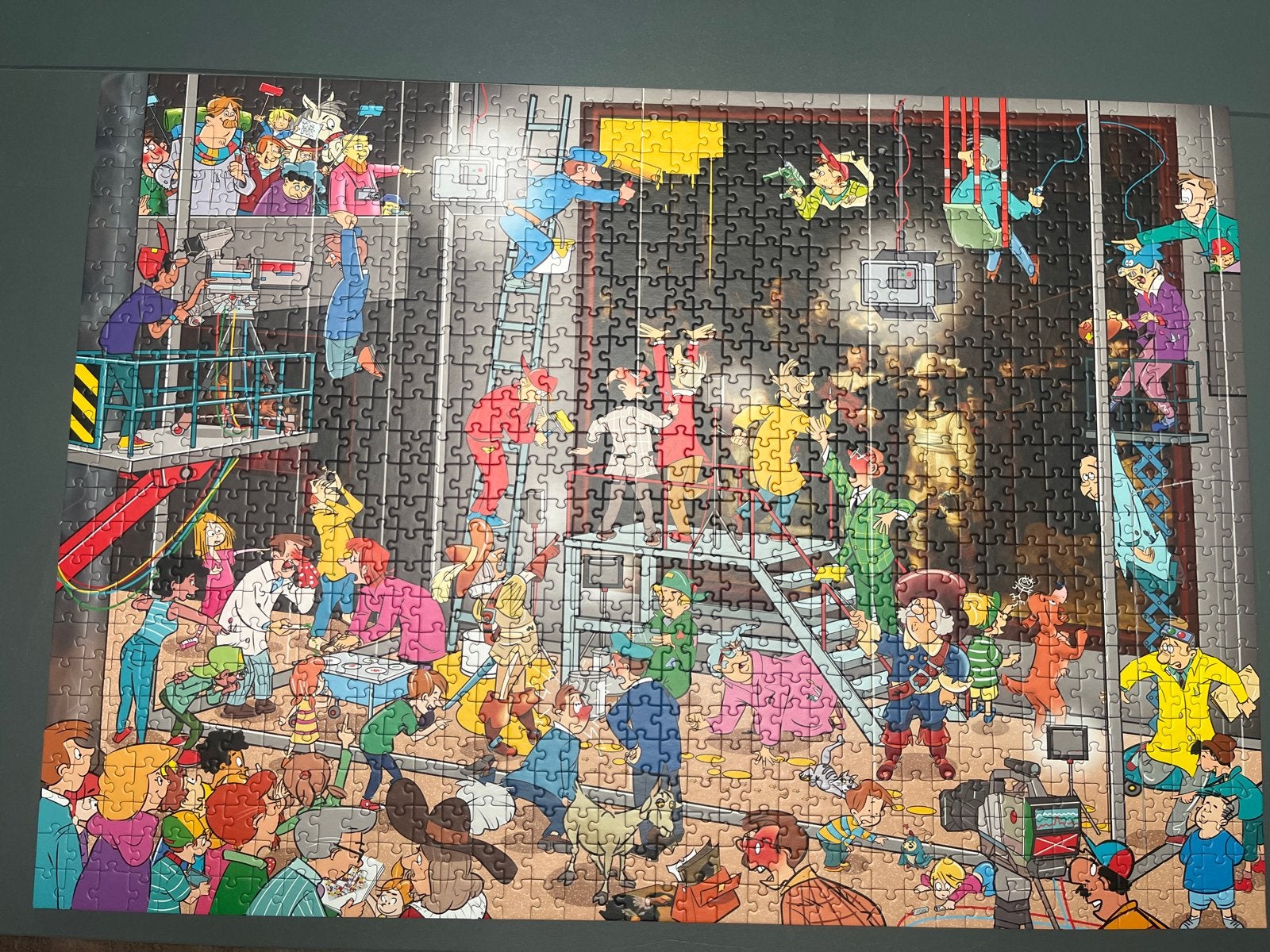 Goliath Puzzel De Nachtwacht Limited Edition 1000 stukjes, Ophalen, Meer dan 50 stukjes, Zo goed als nieuw, 6 jaar of ouder
