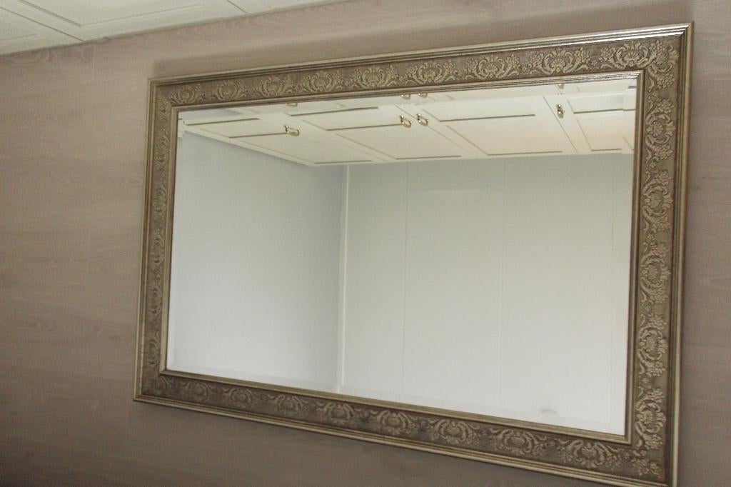 spiegel, Huis en Inrichting, Woonaccessoires | Spiegels, Ophalen, 100 tot 150 cm, Zo goed als nieuw, 75 tot 100 cm
