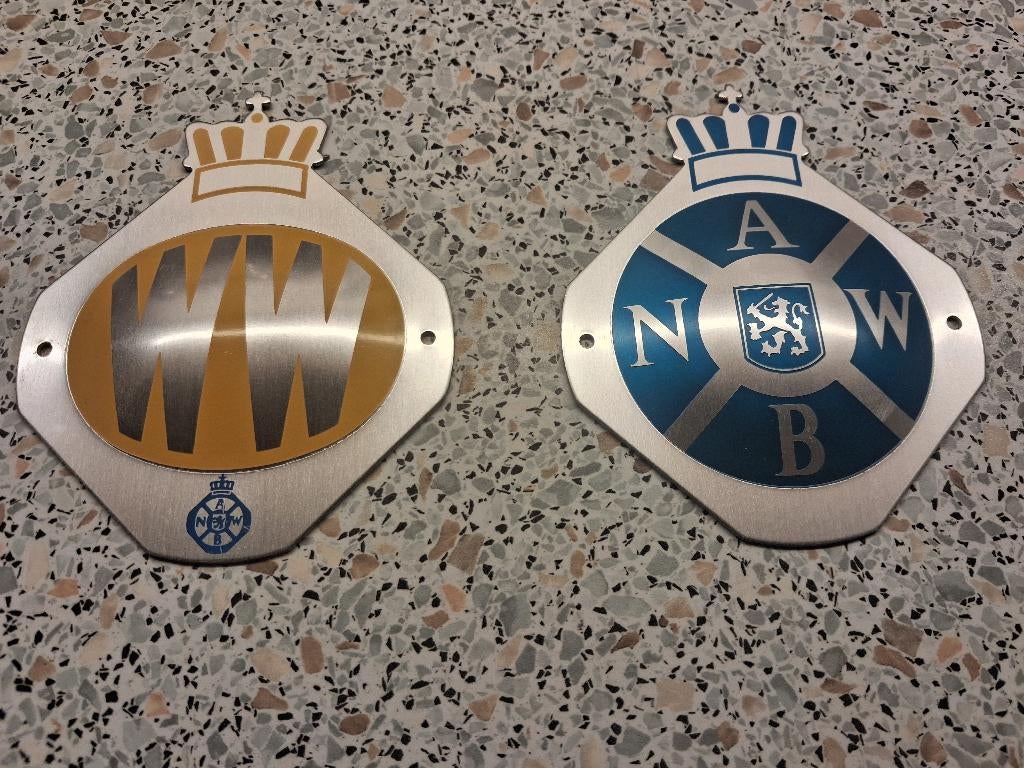 ANWB en WW Schildje  groot  NIEUW., Ophalen, Nieuw