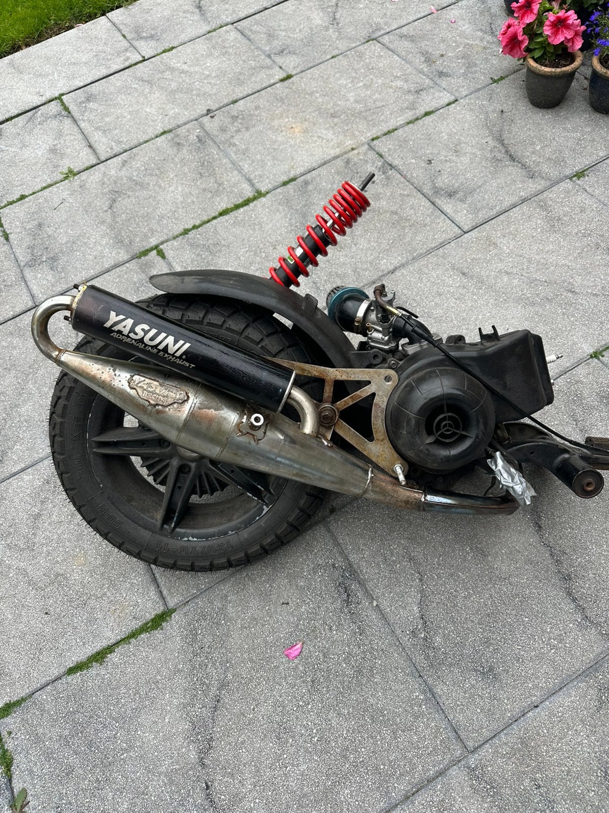 Zip blok 50cc 2 takt met yasuni r, nieuwe krukas en cilinder, Ophalen, Zo goed als nieuw, Blok