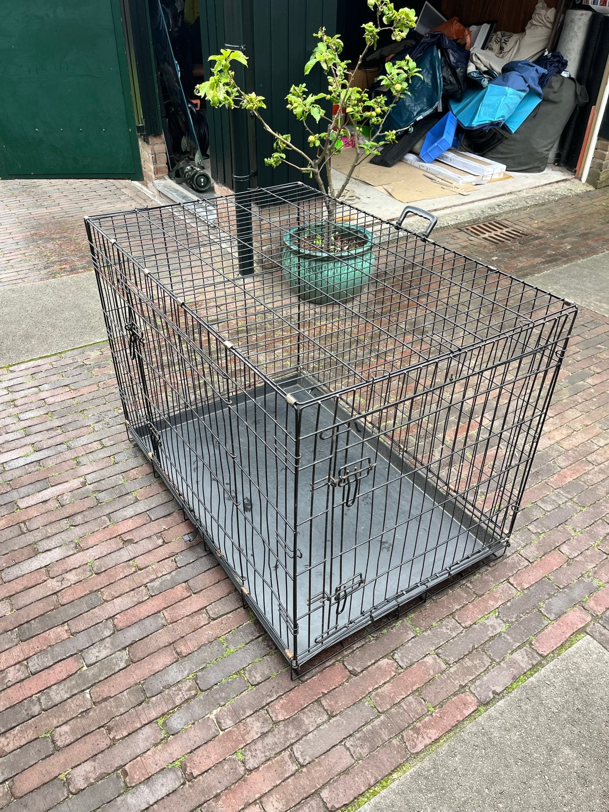 Honden bench, Dieren en Toebehoren, Ophalen, Gebruikt