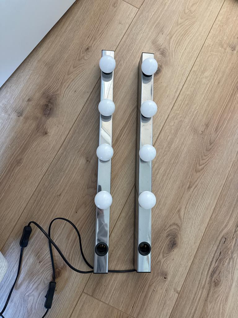 2x IKEA MUSIK make-up lampen / make-up tafel lamp, Ophalen of Verzenden, Gebruikt