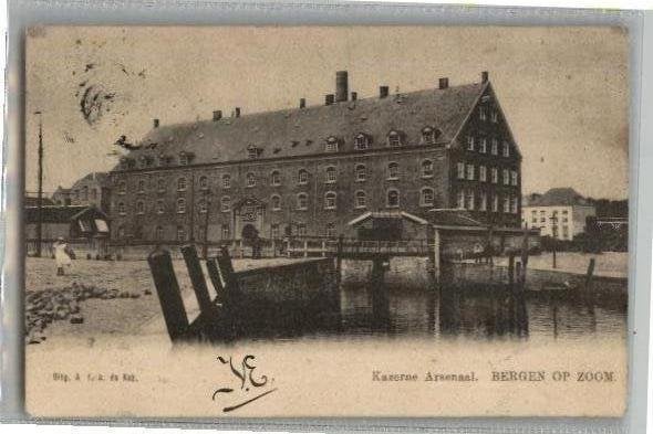 Bergen op Zoom Kazerne Arsenaal Haven st 1903