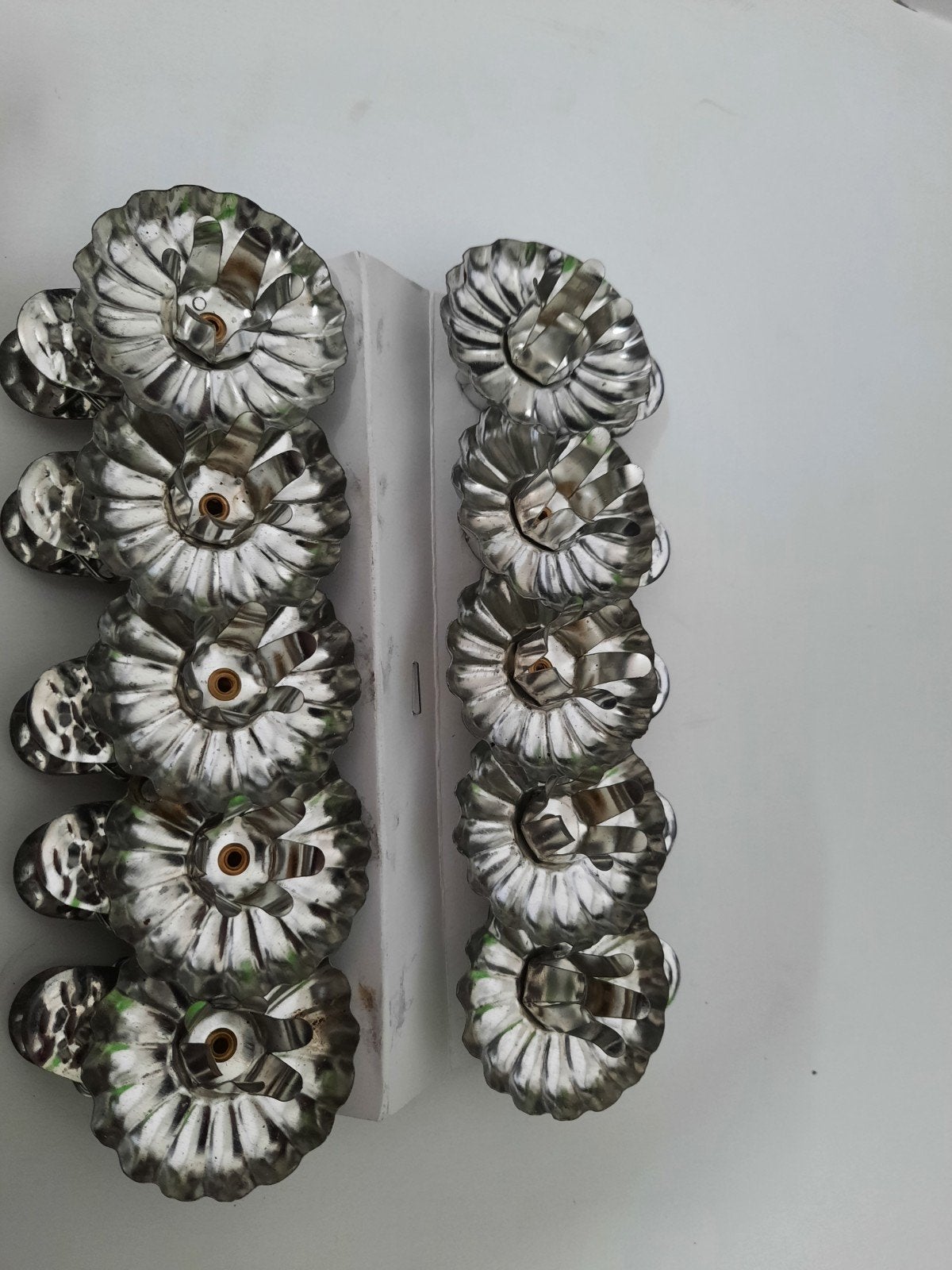 Set van 10 metalen kaarshouders voor kerstboom, Gebruikt, Onbekend@voorbeeld.com, Overige merken, Onbekend
