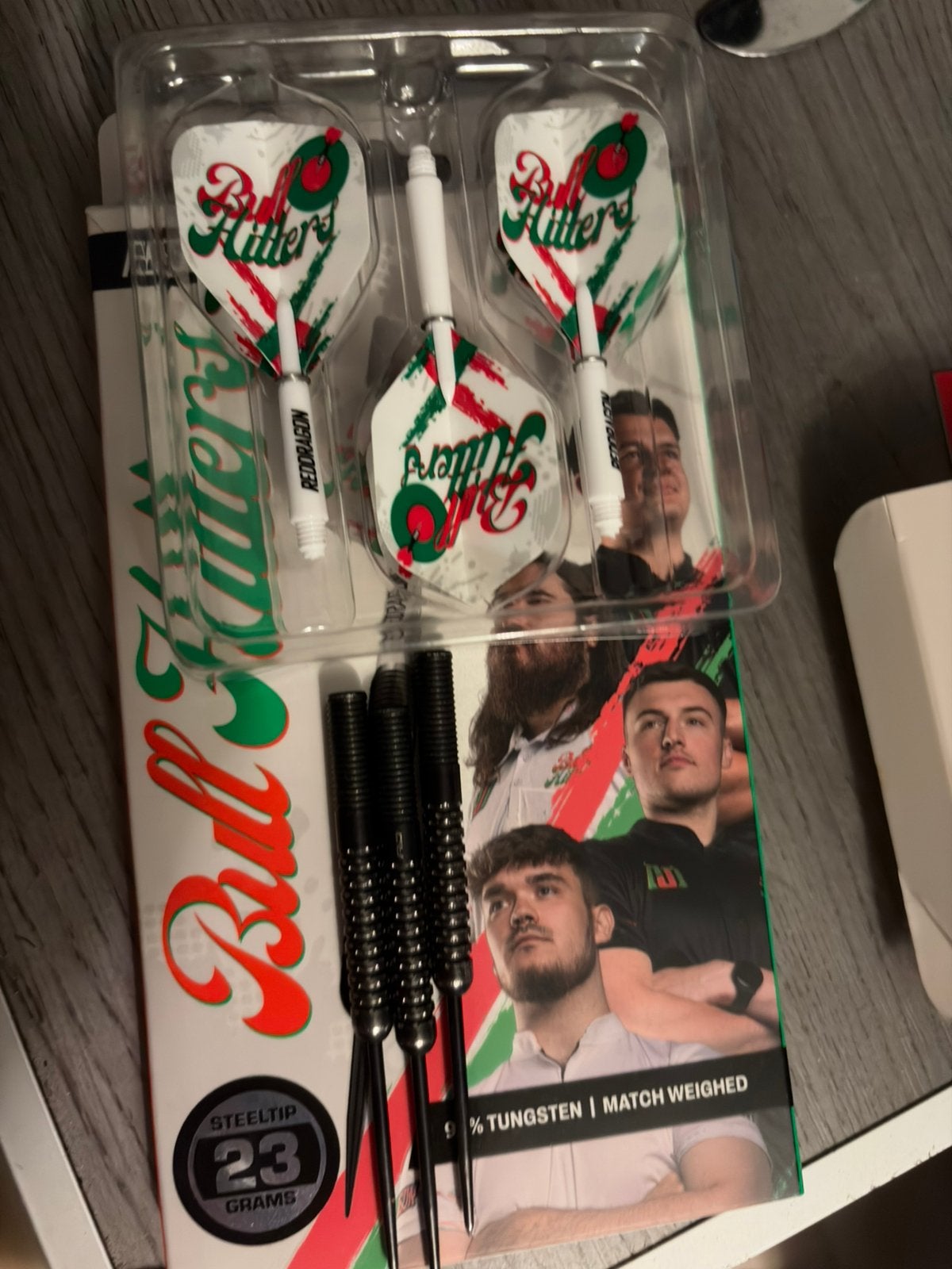 Bullhitter darts 23gr, Verzenden, Zo goed als nieuw