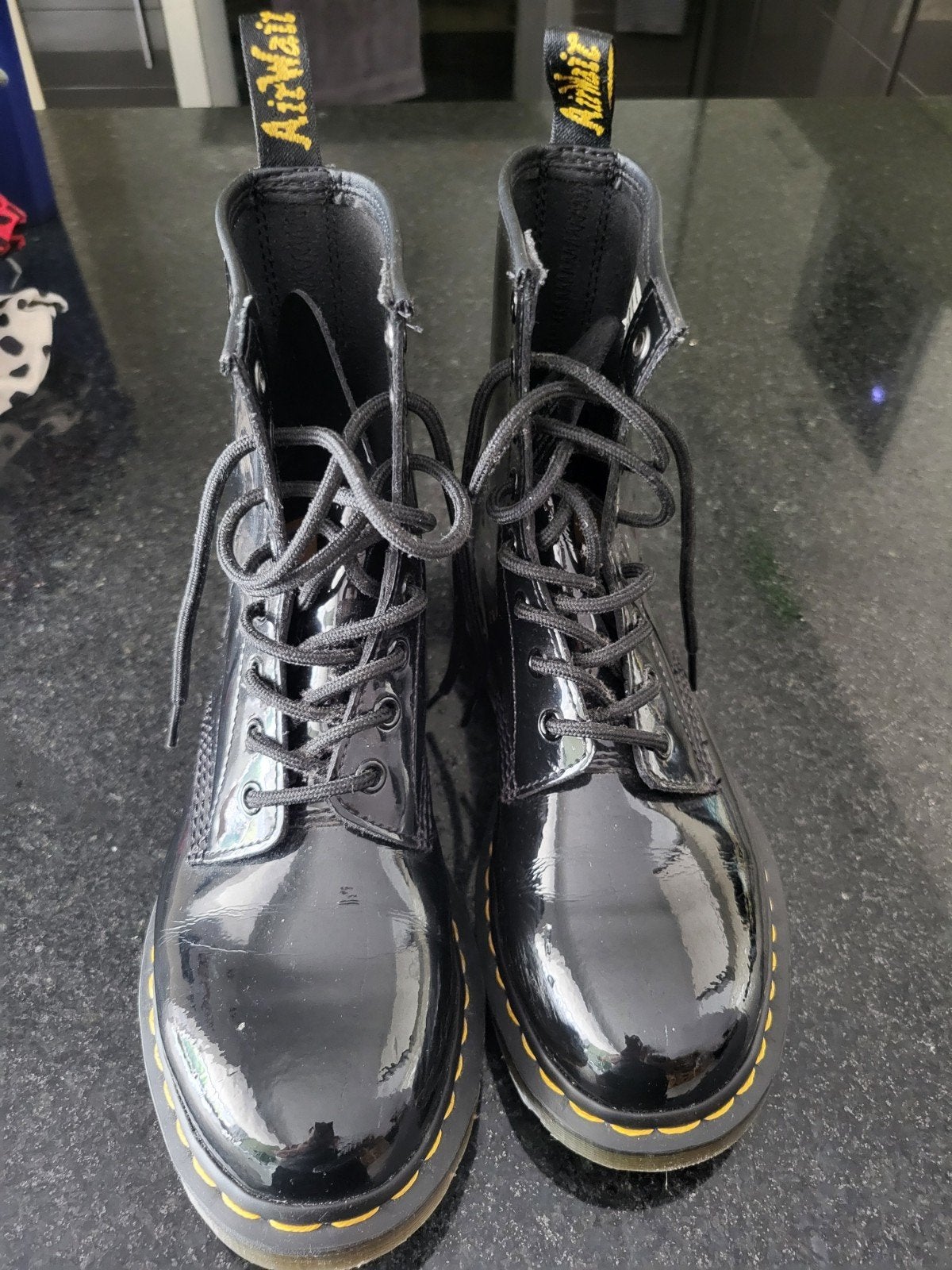 Dr. Martens 1460 Patent Lamper zwart – maat 39, Ophalen, Zo goed als nieuw, Zwart
