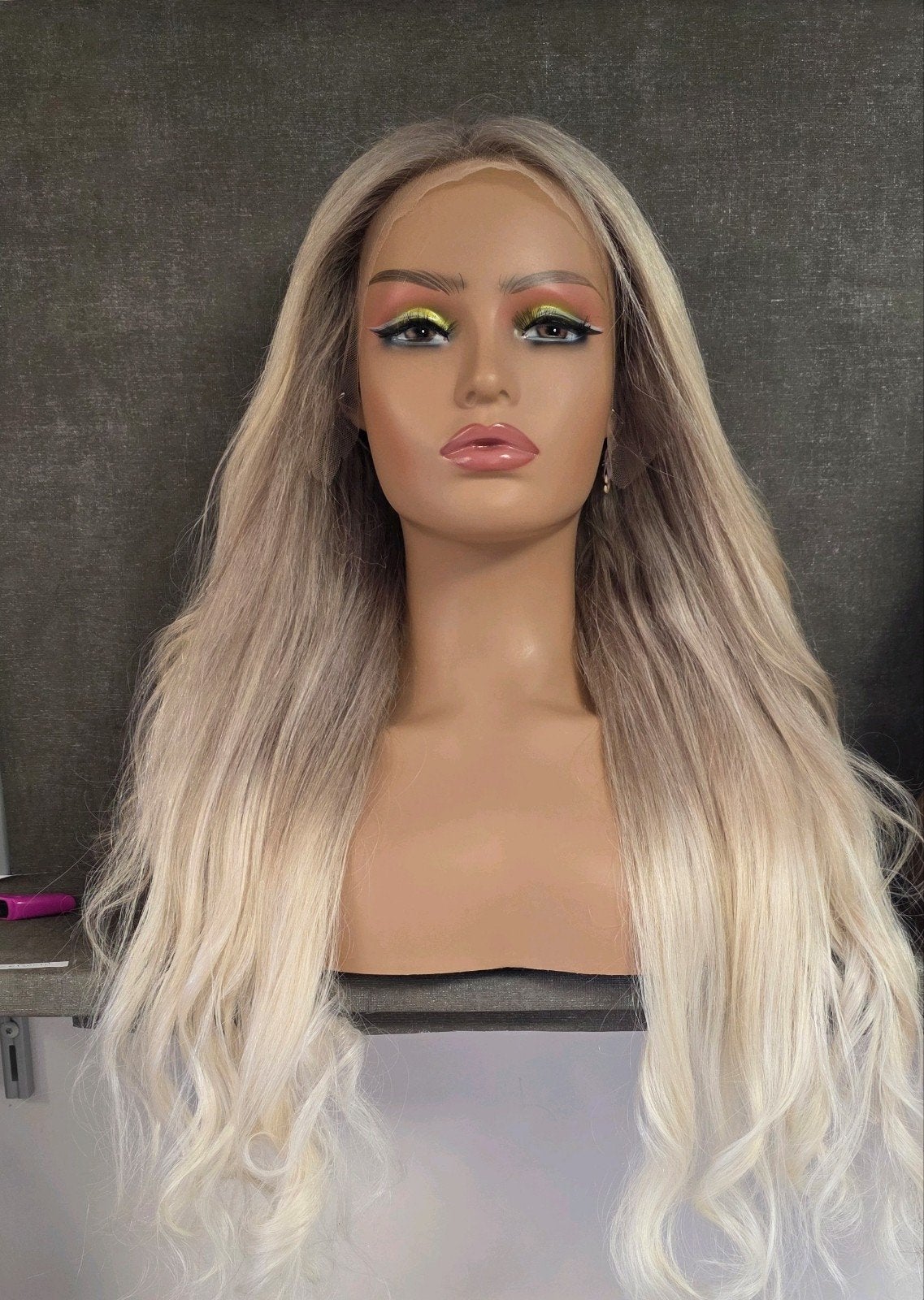 Lace wig echt haar, Sieraden, Tassen en Uiterlijk, Uiterlijk | Haarverzorging, Ophalen of Verzenden, Nieuw, Pruik of Haarverlenging