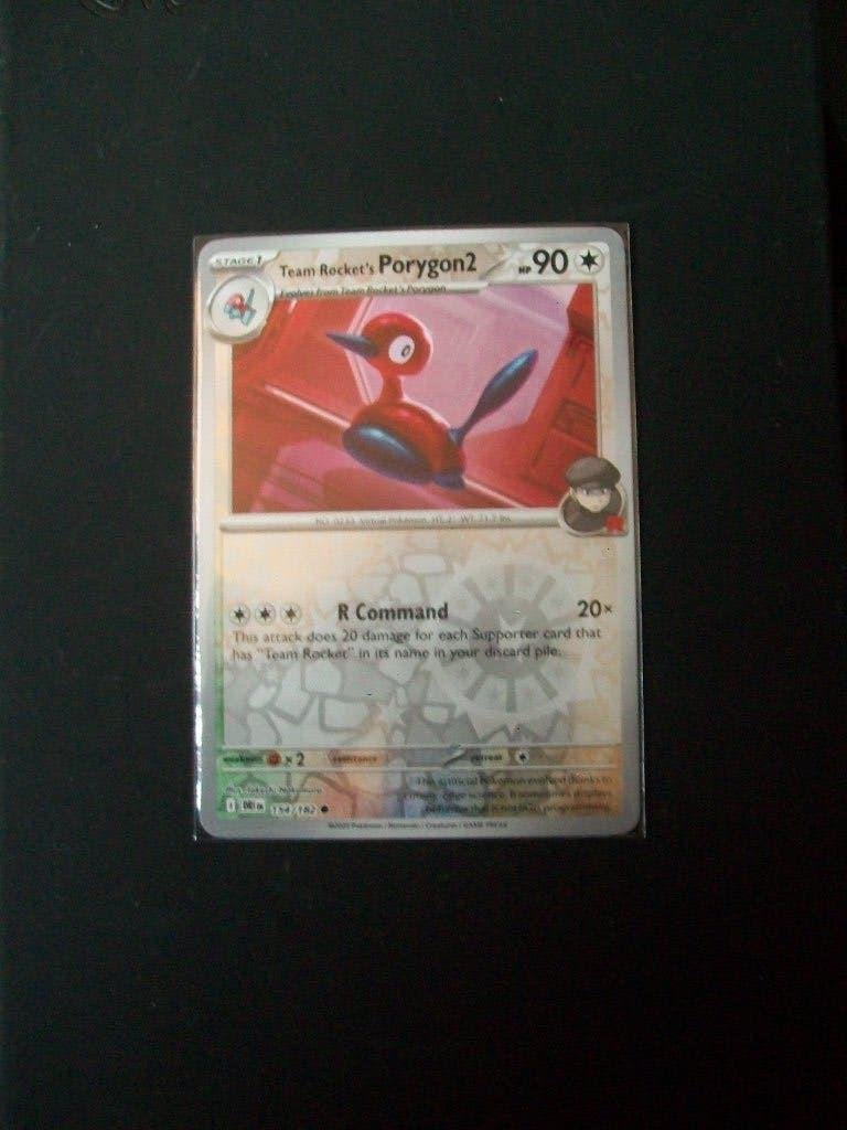 4050. Nieuwe Pokemon Kaart TEAM ROCKET's holofoil PORYGON2, Verzenden, Nieuw, Losse kaart, Foil