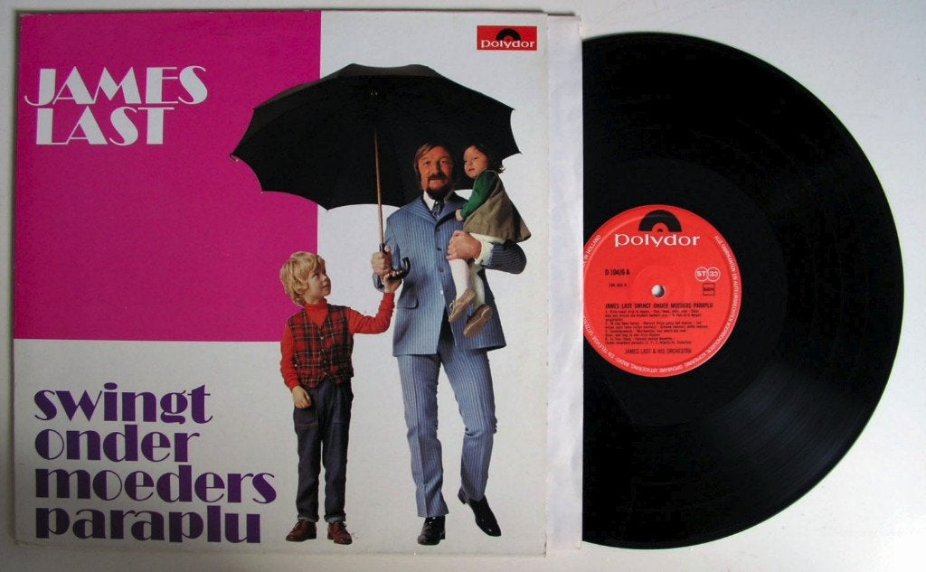 James Last Swingt onder moeders paraplu Boek en Plaat ZGAN, Ophalen of Verzenden, Zo goed als nieuw, Inclusief binnenhoes, 12 inch