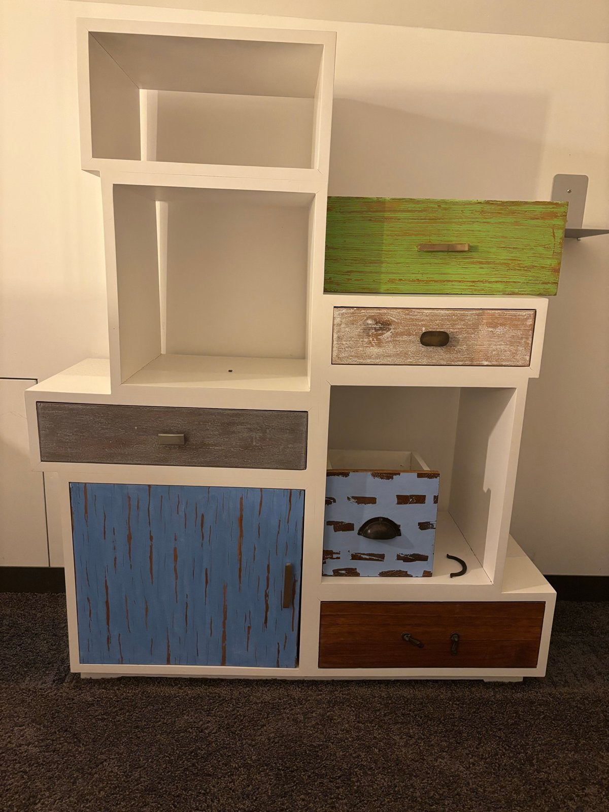 Unieke Boekenkast/Dressoir met Lades en Planken, Huis en Inrichting, Ophalen, Zo goed als nieuw