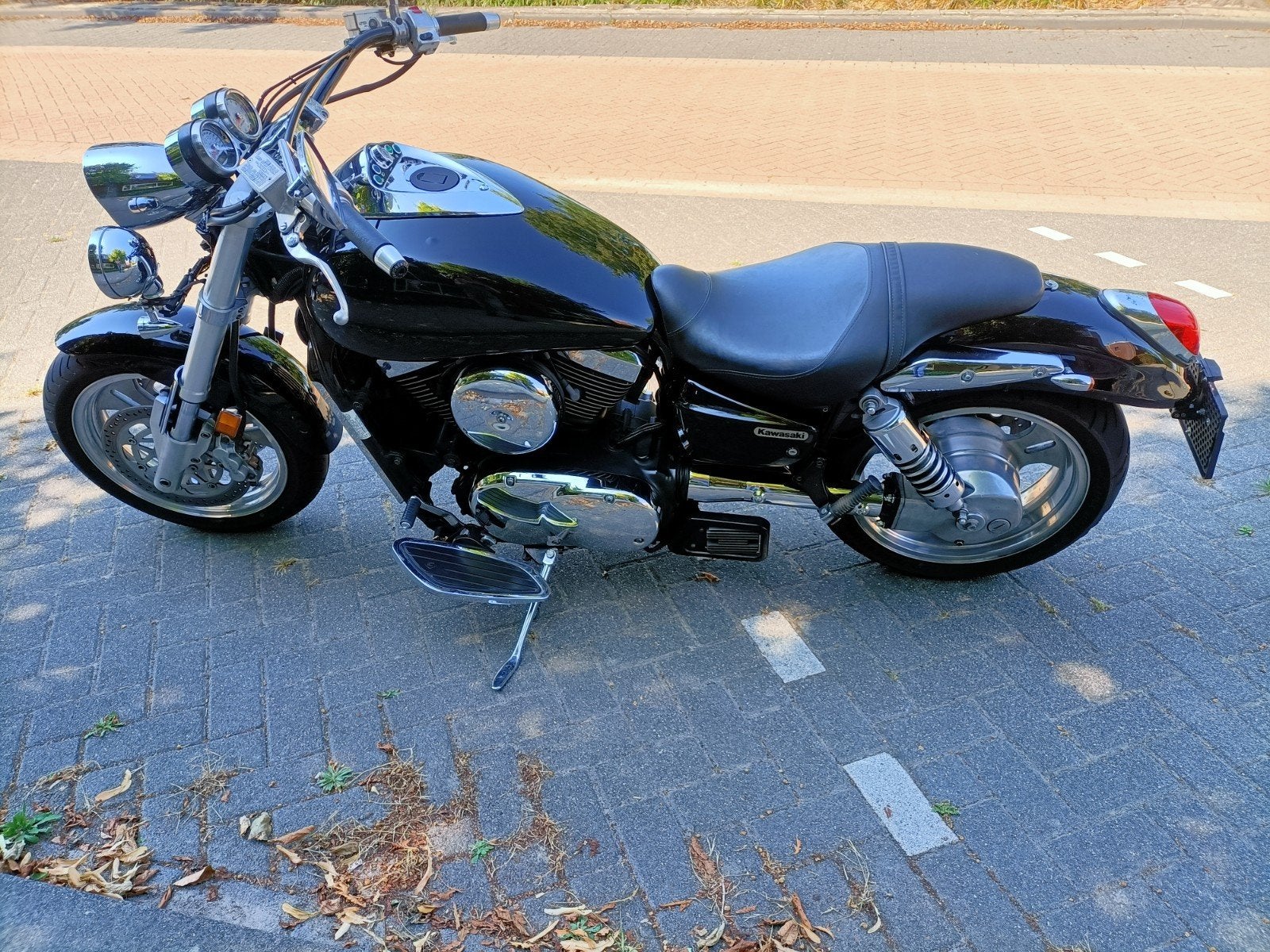 Kawasaki VN 1600 Mean Streak - Krachtige Chopper, 2 cilinders, Gebruikt, Meer dan 35 kW, Handgeschakeld