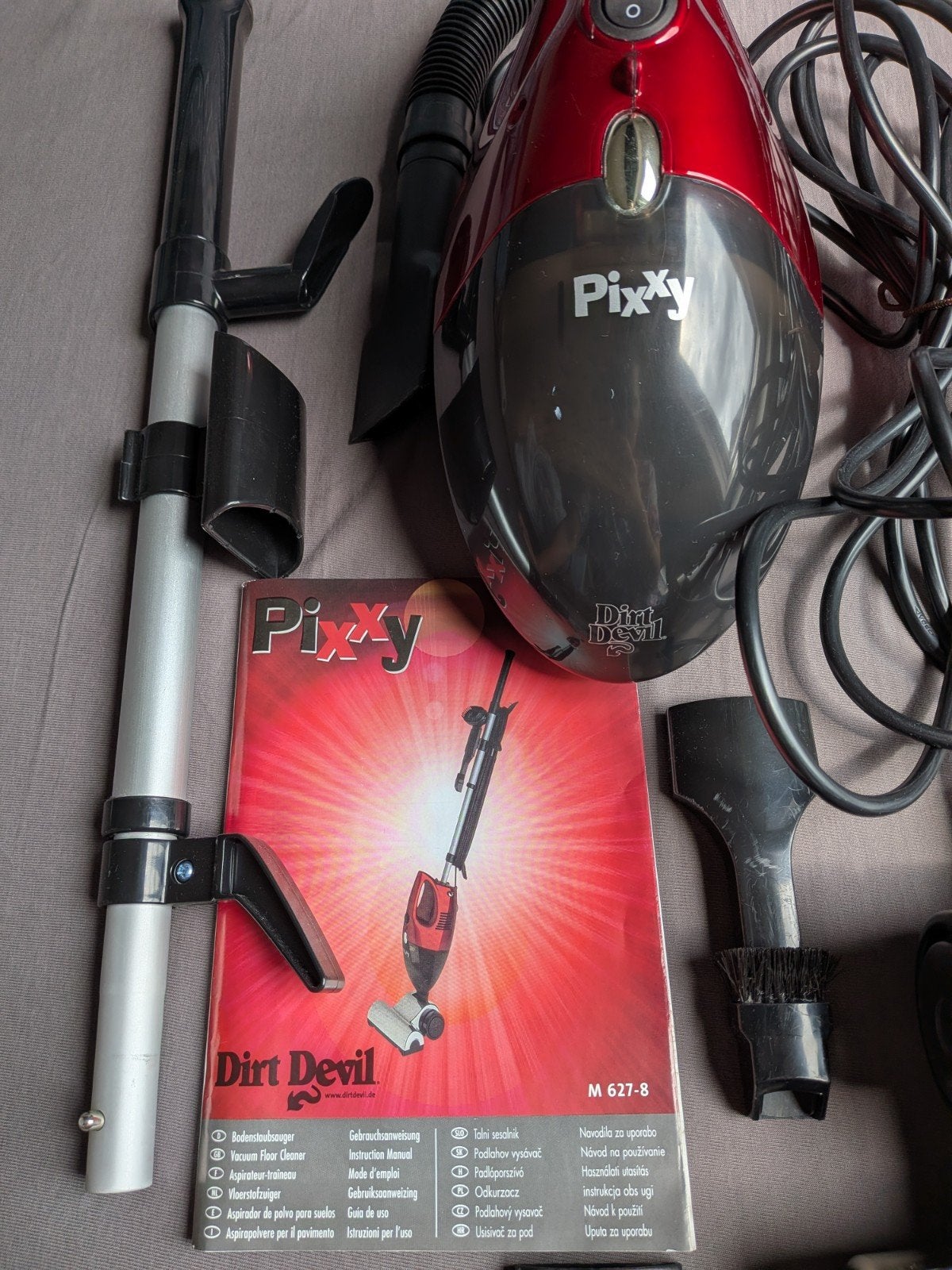 Dirt Devil Pixxy, Ophalen of Verzenden, Zo goed als nieuw, Geschikt voor harde vloeren, Reservoir