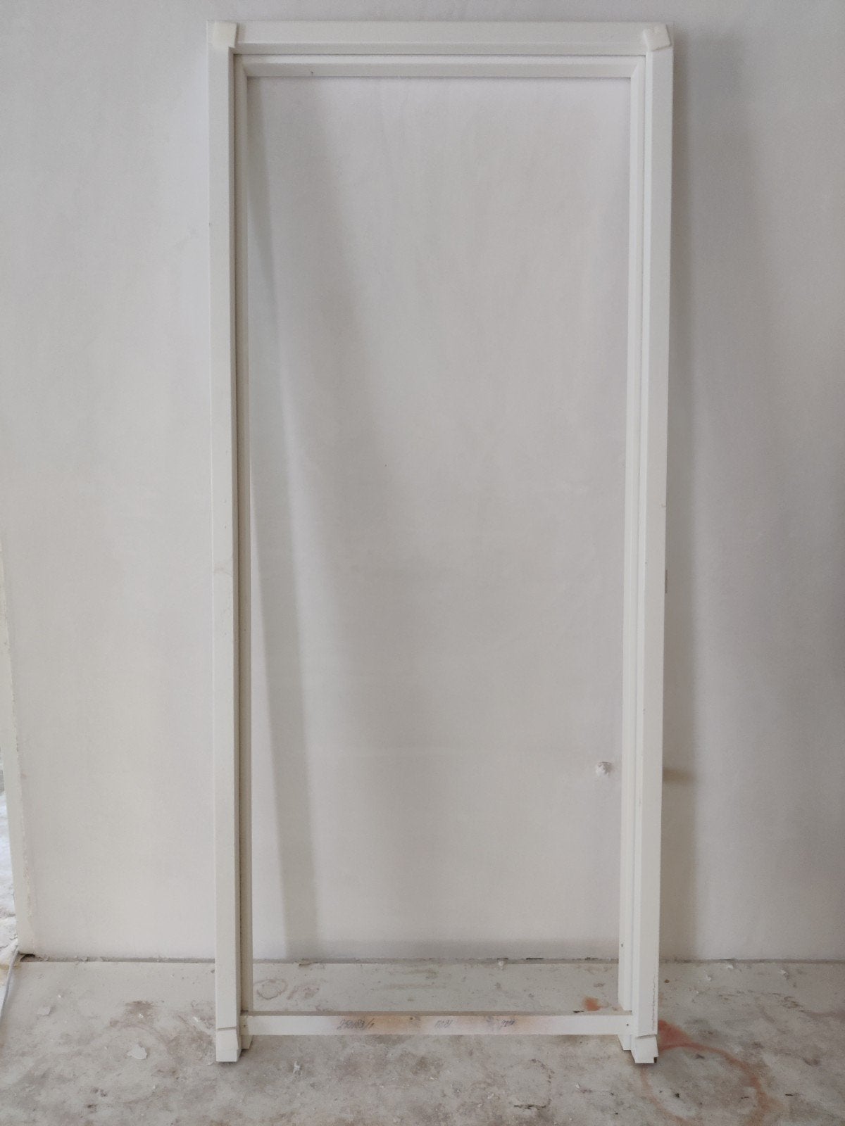 Nieuw wit kozijn (9010) - stomp, deur 930x2315 mm - Hardhout, Ophalen, 215 cm of meer, Binnendeur, Nieuw