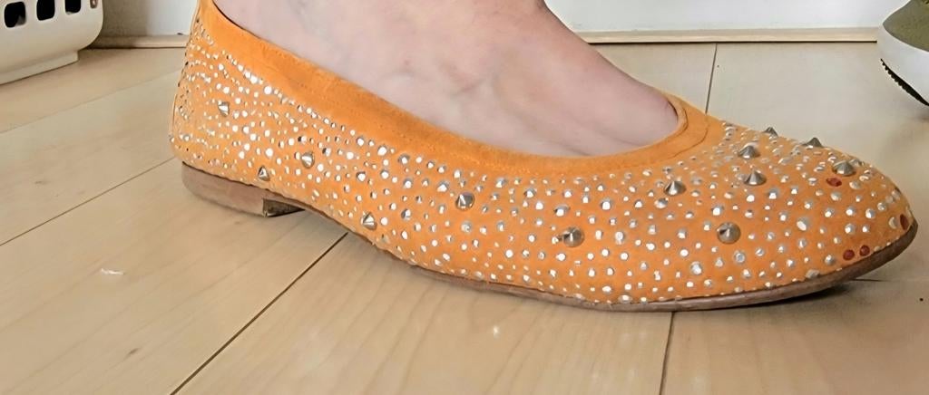 Suede ballerina's van Clic!, Ophalen of Verzenden, Gedragen