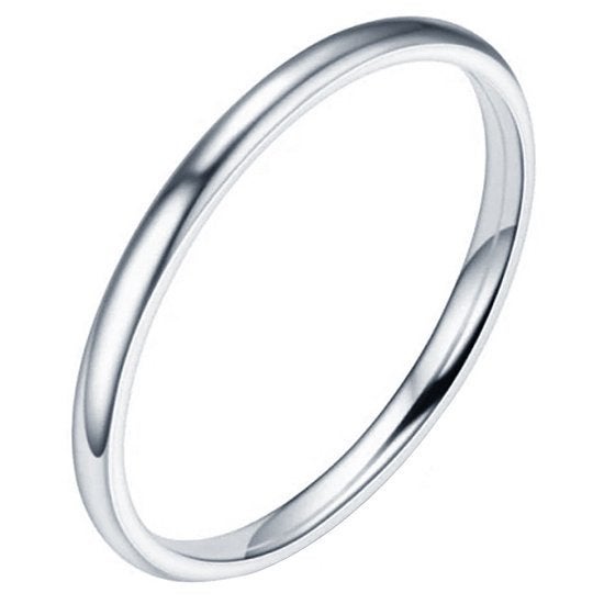 Elegante Smalle Stalen Ring LGT Jewels - Maat 21, Sieraden, Tassen en Uiterlijk, 20 of groter, IJzer of Staal, Nieuw, Ophalen of Verzenden