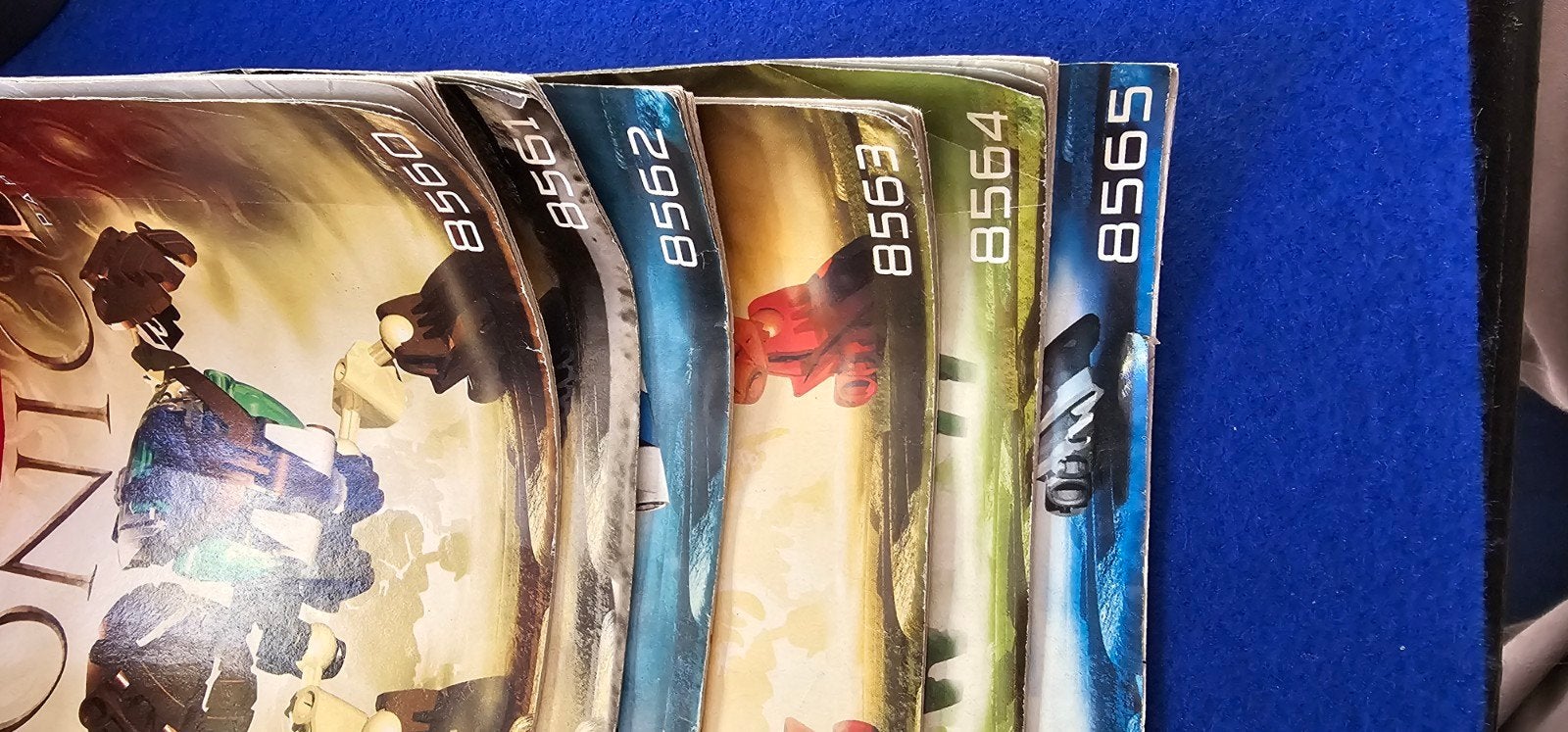 Lego Bionicle Bohrok set van 6 en de Bohrok Kaita Ja, Bionicle, Inclusief instructies, Lego, Ophalen of Verzenden
