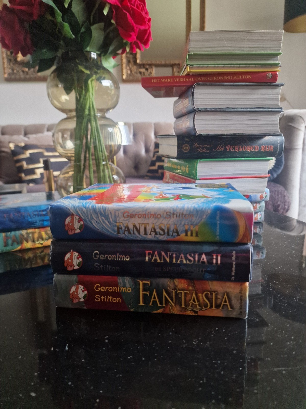 Geronimo Stilton Fantasia Boekenreeks (deel I, II, III), Boeken, Ophalen of Verzenden, Gelezen, Geronimo Stilton, Fictie