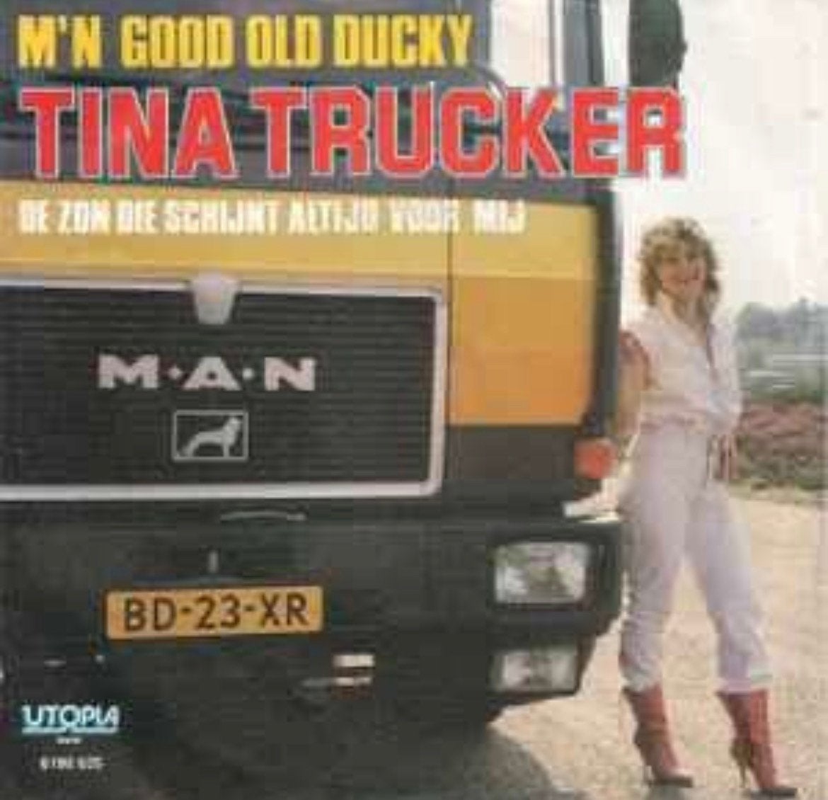 Tina Trucker - M'n Good Old Ducky / Single /Nieuwstaat/ 20-6, Cd's en Dvd's, Vinyl | Nederlandstalig, Ophalen of Verzenden, Zo goed als nieuw