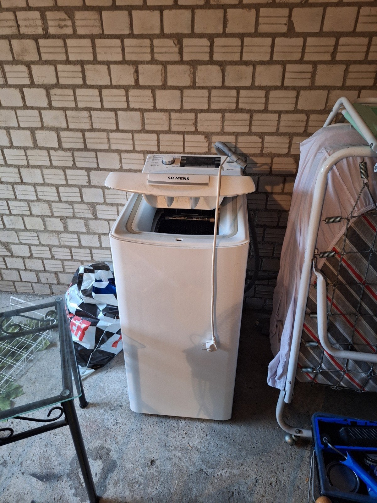 Siemens IQ500 Bovenlader Wasmachine - Gebruikt, Ophalen, 1200 tot 1600 toeren, Gebruikt, Bovenlader