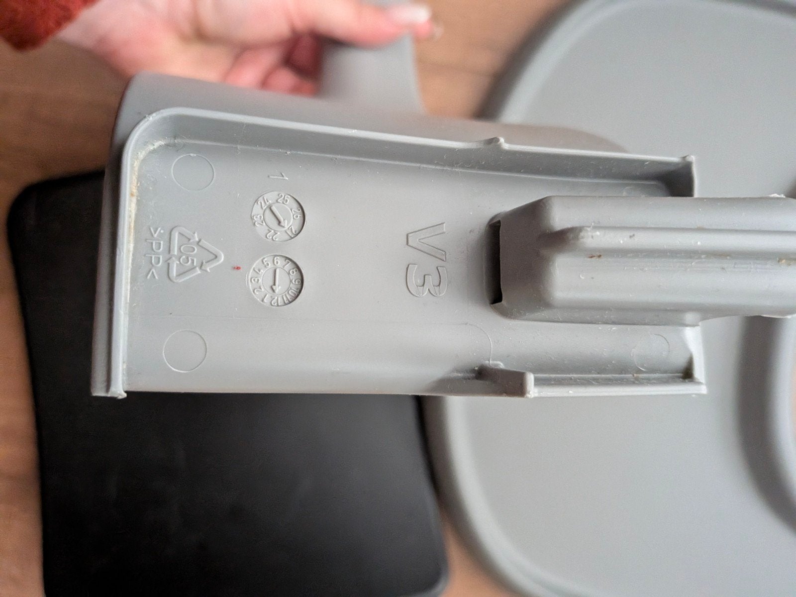 Stokke Tripp Trapp Baby Set V3 + Tray eetblad grijs/zwart, Kinderen en Baby's, Meegroeistoel, Ophalen of Verzenden, Afneembaar eetblad