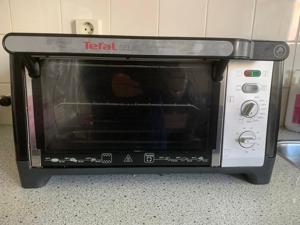Tefal Delice Oven met Grill - Gebruikt, Minder dan 45 cm, Gebruikt, Hete lucht, Ophalen of Verzenden