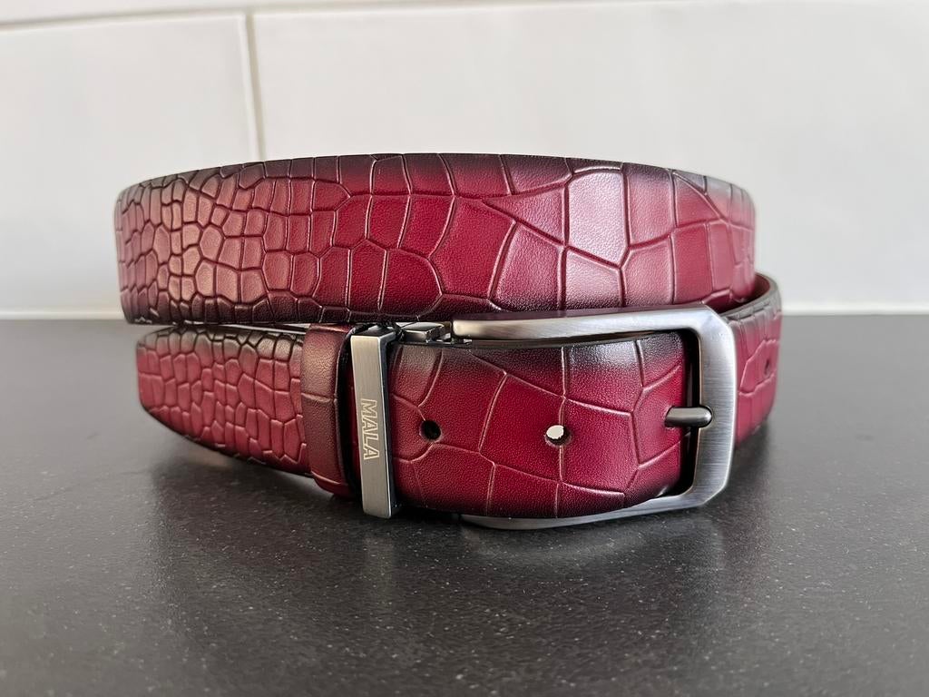 Handpainted riem taillemaat 115cm nieuw, Echt leder, Handpainted, Handpainted, Nieuw