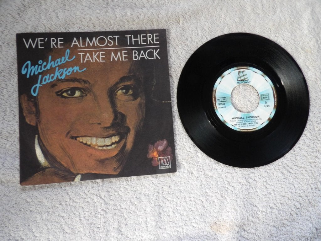 Michael Jackson - we're almost there, Cd's en Dvd's, Vinyl Singles, Gebruikt, 7 inch, Ophalen of Verzenden, Fotohoes