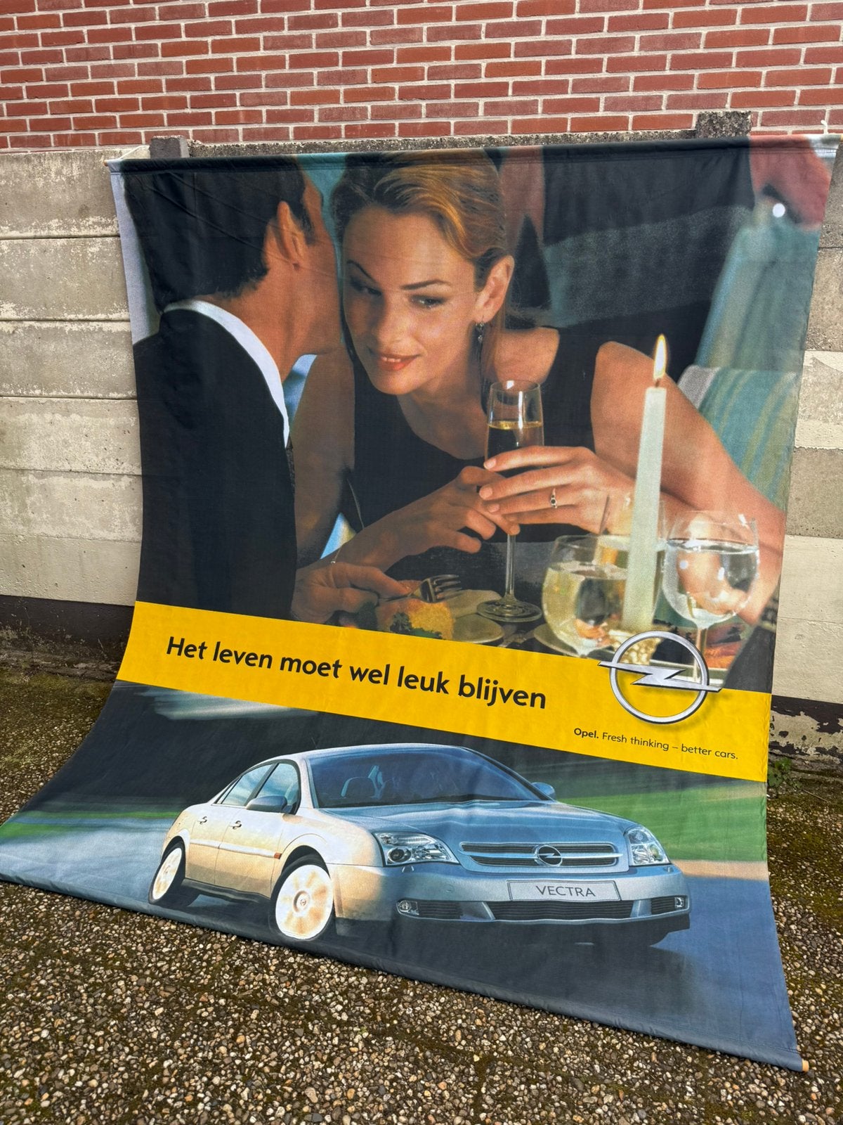 Reclamedoek - Opel Vectra C, Ophalen, Zo goed als nieuw, Auto's