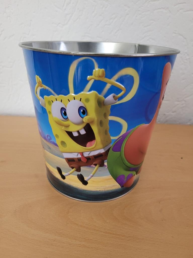 Spongebob en Patrick popcorn bucket, Ophalen of Verzenden, Zo goed als nieuw, Jongen of Meisje