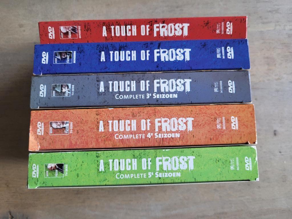 DVD A touch of Frost - Inspector Frost BBC serie 1,2,3,4,5!, Vanaf 12 jaar, Ophalen of Verzenden, Zo goed als nieuw