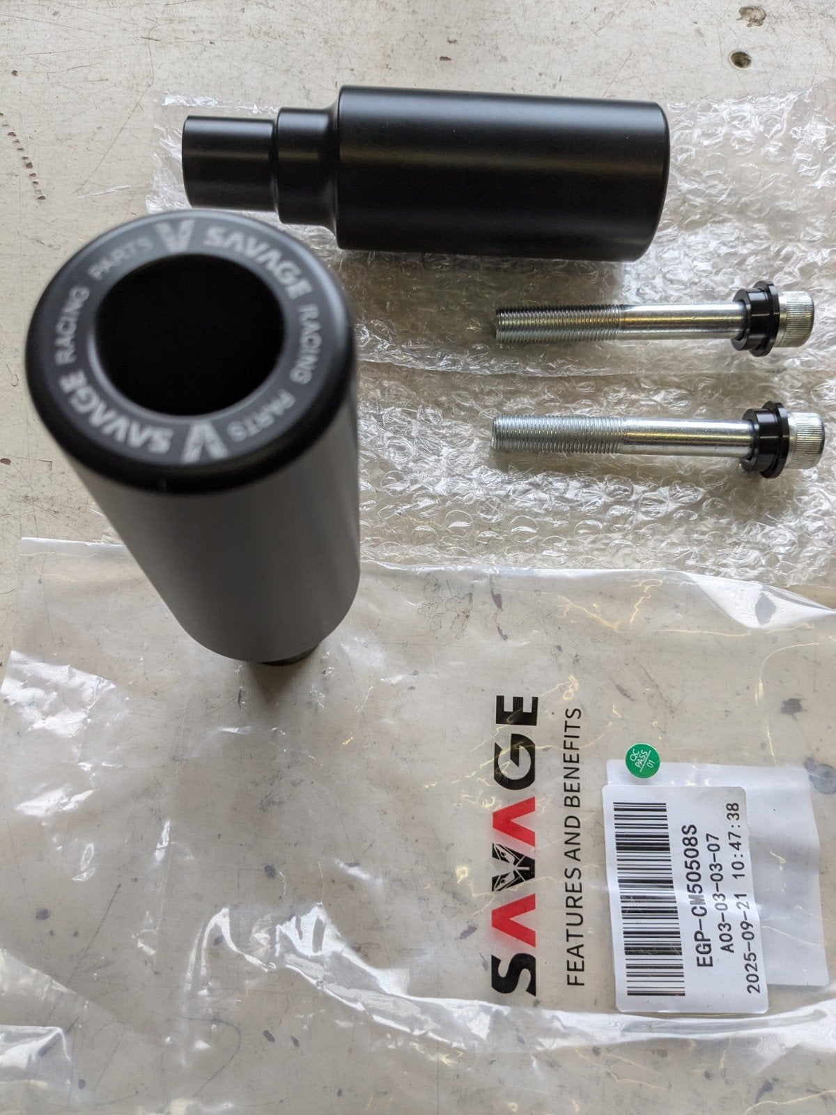 Valdoppen crash protectors Suzuki GSX 8R, Motoren, Ophalen of Verzenden, Nieuw