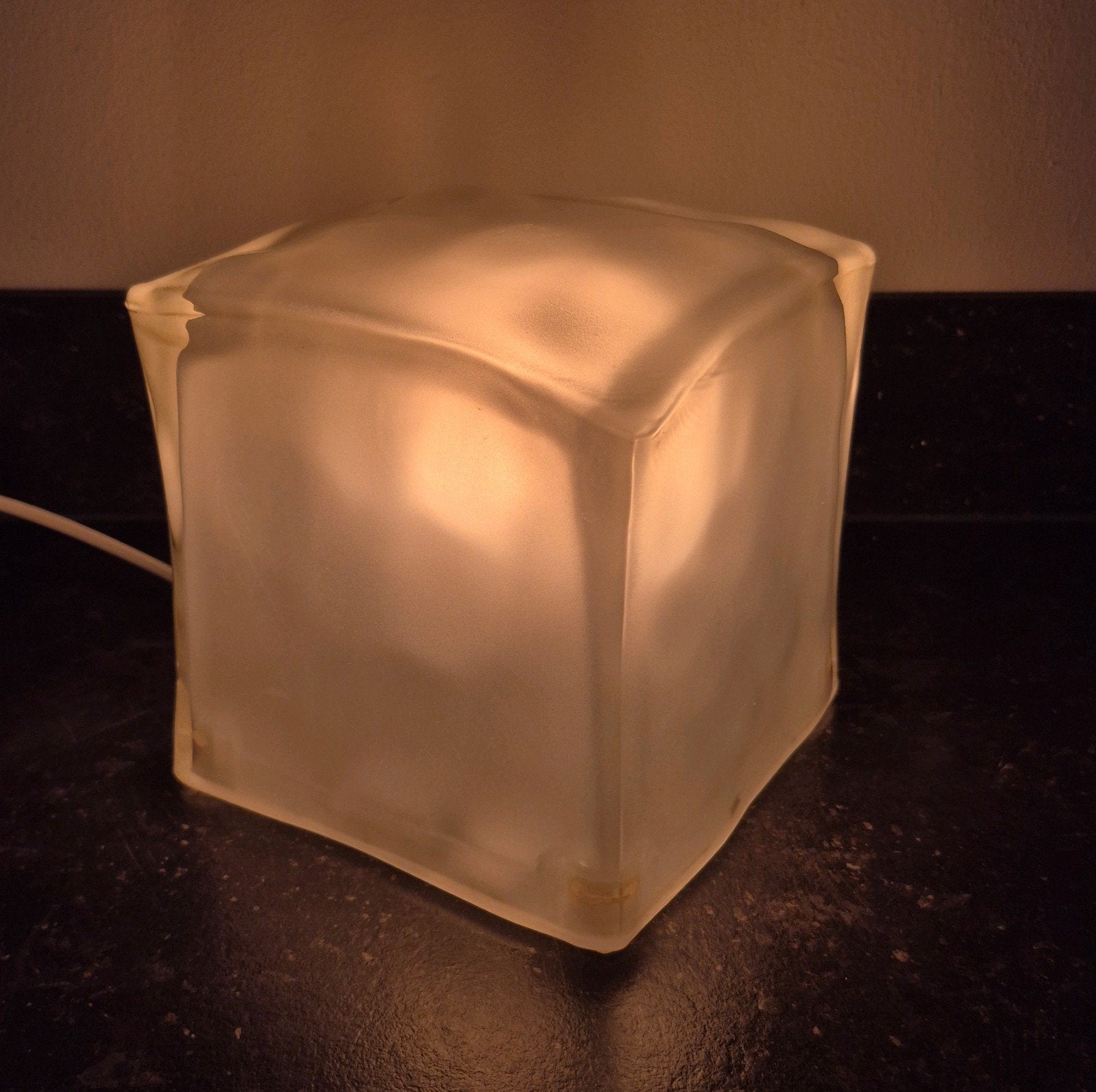 Prachtige Ikea 1990 Cube lamp, Ophalen of Verzenden, Zo goed als nieuw