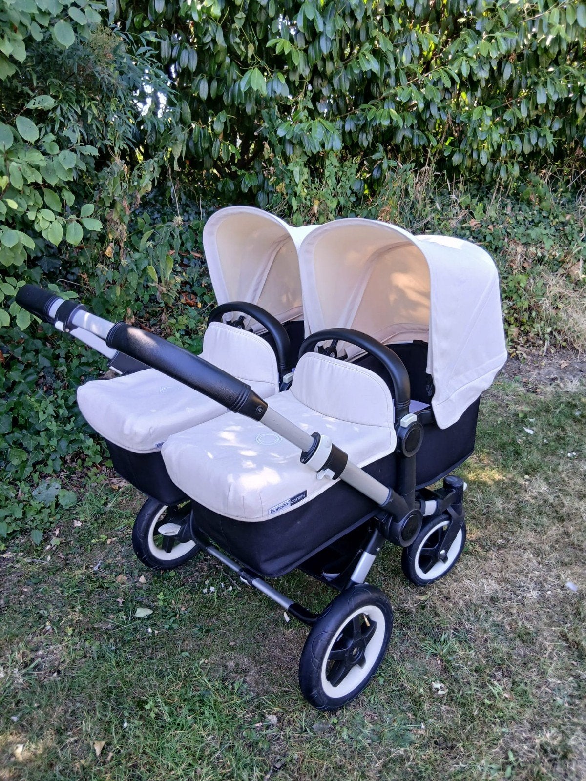 Tweeling kinderwagen Bugaboo Donkey Duo Twin, Ophalen, Gebruikt, Bugaboo, Verstelbare duwstang