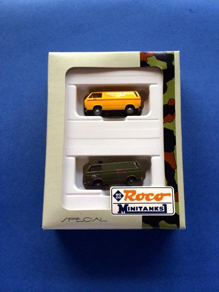 roco MiniTanks 810 VW T3 US Army fire dept. set 1/87 h0, Ophalen of Verzenden, Nieuw, Bus of Vrachtwagen, Rietze