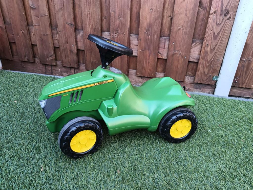 John Deere Rolly Toys Minitrac 6150R, Kinderen en Baby's, Speelgoed | Buiten | Voertuigen en Loopfietsen, Ophalen, Gebruikt, Loopvoertuig