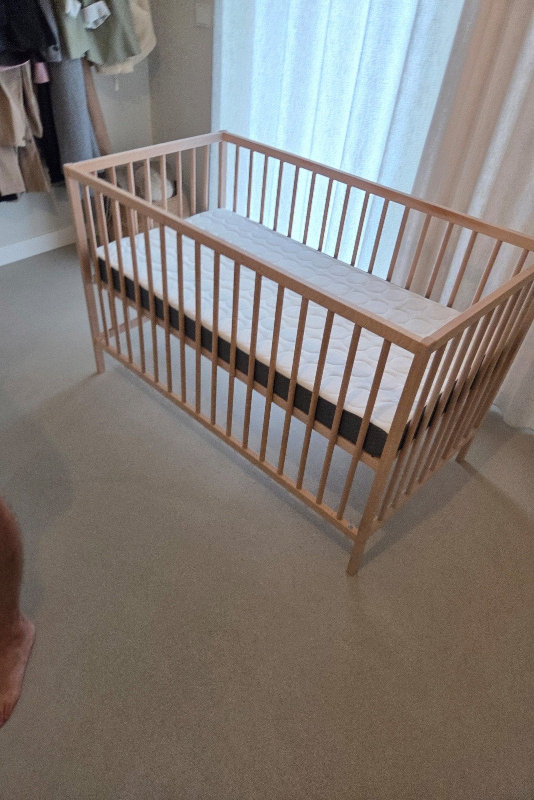 Ikea SNIGLAR babybedje 60x120cm, Ophalen, Zo goed als nieuw, Minder dan 140 cm, Minder dan 70 cm