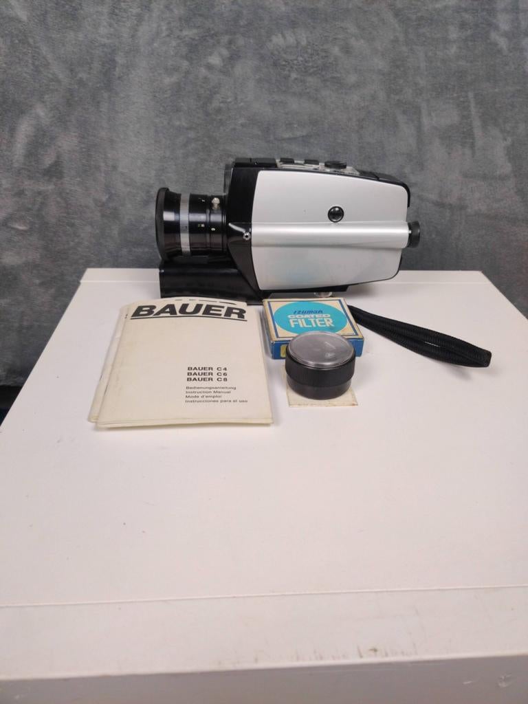Bauer C4 Vintage Film Camera Lens Analoog., 8mm, ., Ophalen of Verzenden, .