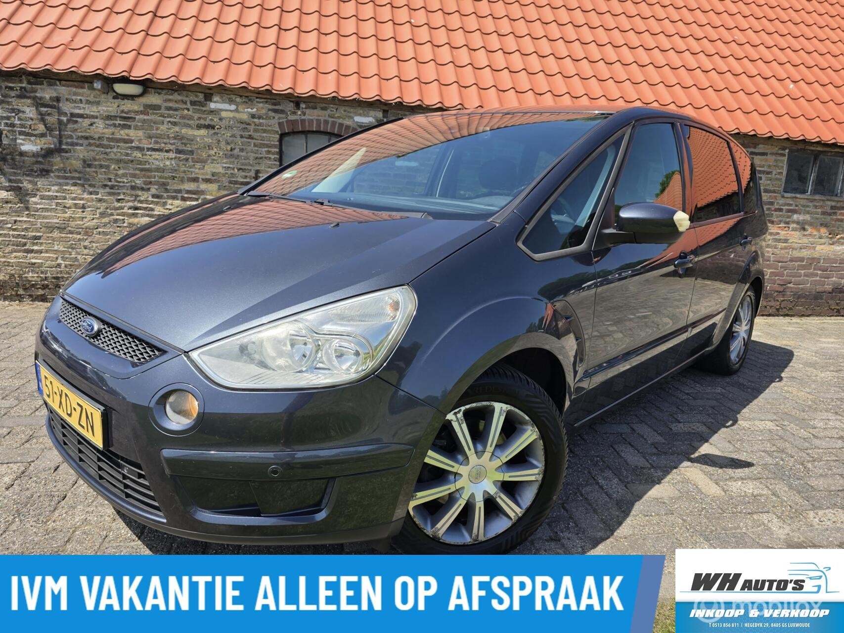 Ford S-Max 2.0 Titanium Flexifuel, Auto's, Ford, Bedrijf, Te koop, S-Max, ABS, Airbags, Airconditioning, Alarm, Automatische klimaatregeling