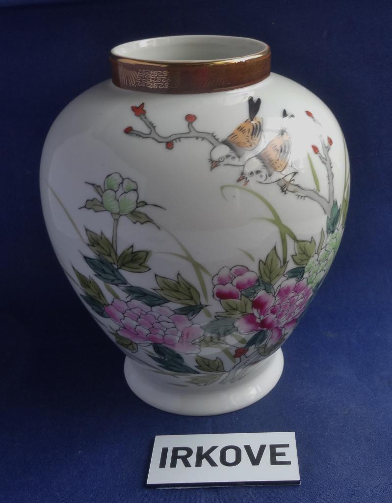FRAAIE POT MET TWEE VOGELS * Japans ? *, Antiek en Kunst, Antiek | Porselein, Verzenden