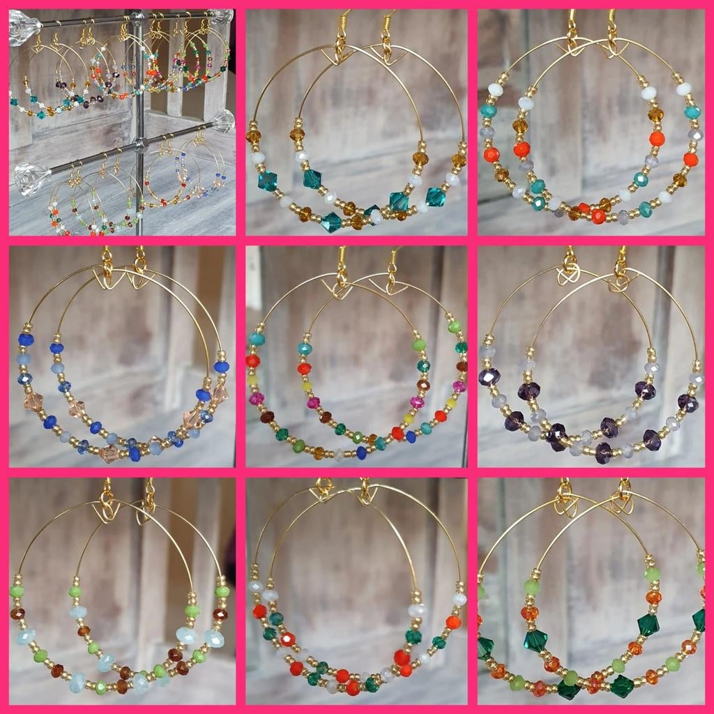Ibiza 💕 kralen oorbellen 3 euro pp nieuw, Overige materialen, Hangers, Nieuw, Ophalen of Verzenden