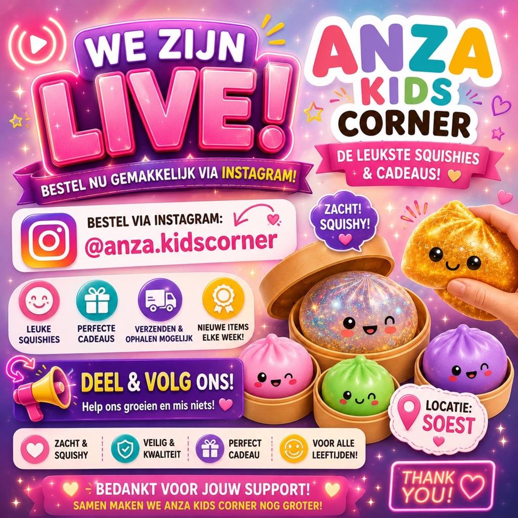 Squishy Fidget Speelgoed: XXL Boter, Dumplings, Junkfood, Ophalen of Verzenden, Nieuw, Jongen of Meisje