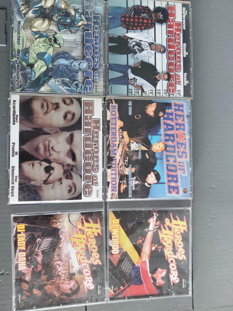 Setje Heroes of Hardcore, Ophalen of Verzenden, Zo goed als nieuw