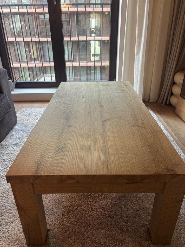 Salontafel - hout, Ophalen, Gebruikt, 100 tot 150 cm, 50 tot 100 cm