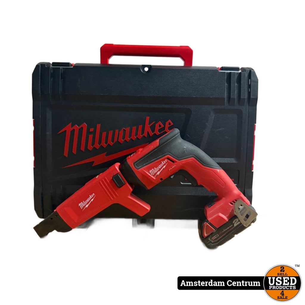 Milwaukee M18 FSGC-202X 18V Schroefautomaat - Nette staat, Milwaukee, Gebruikt, Support@milwaukee.com, Milwaukee Electric Tool Corporation, 13135 W. 
Lisbon Road, Brookfield, WI 53005
USA