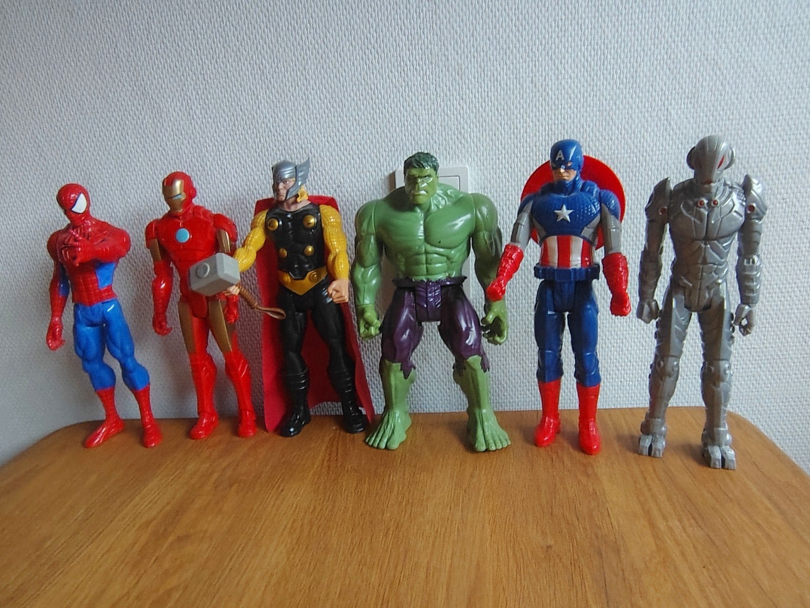 Marvel Figuren: o.a. Spider Man, Iron Man, Thor, Hulk, Ophalen of Verzenden, Gebruikt