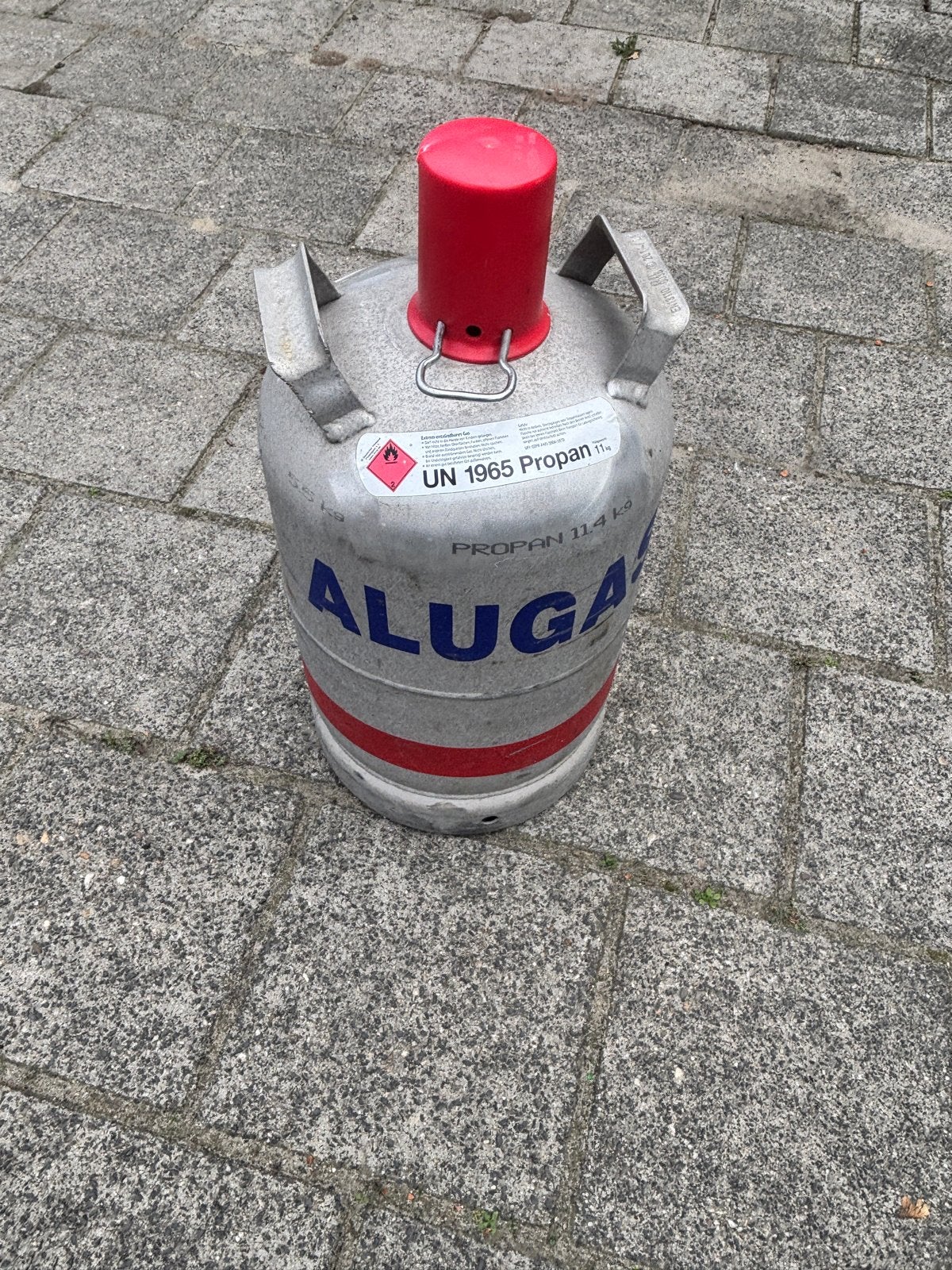 Volle Alugas propaan gasfles 11 kg - lichtgewicht/hervulbaar, Ophalen, Nieuw
