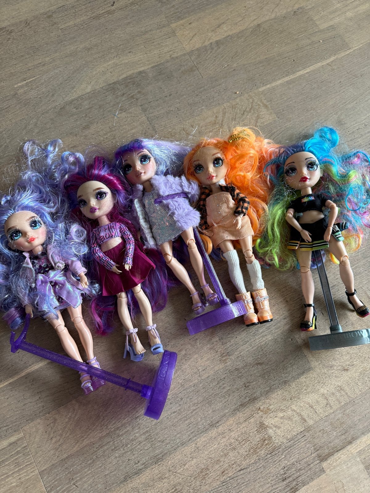 Rainbow High poppen set met accessoires, Ophalen of Verzenden, Gebruikt, Overige typen