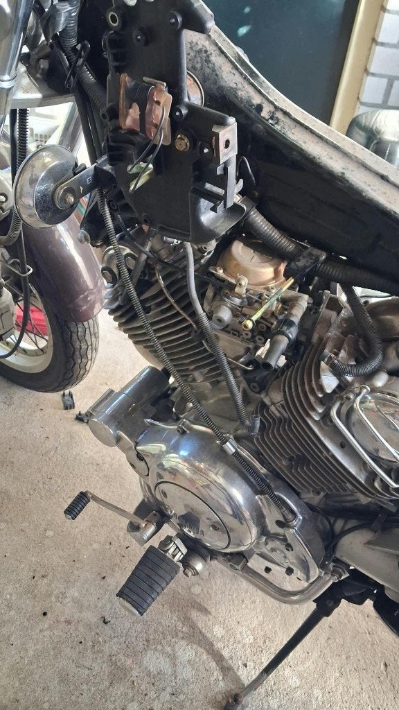 Yamaha Virago 750 - 1994 - Slechts 14.500km, 750 cc, Cardan-aandrijving, 2 cilinders, Chopper