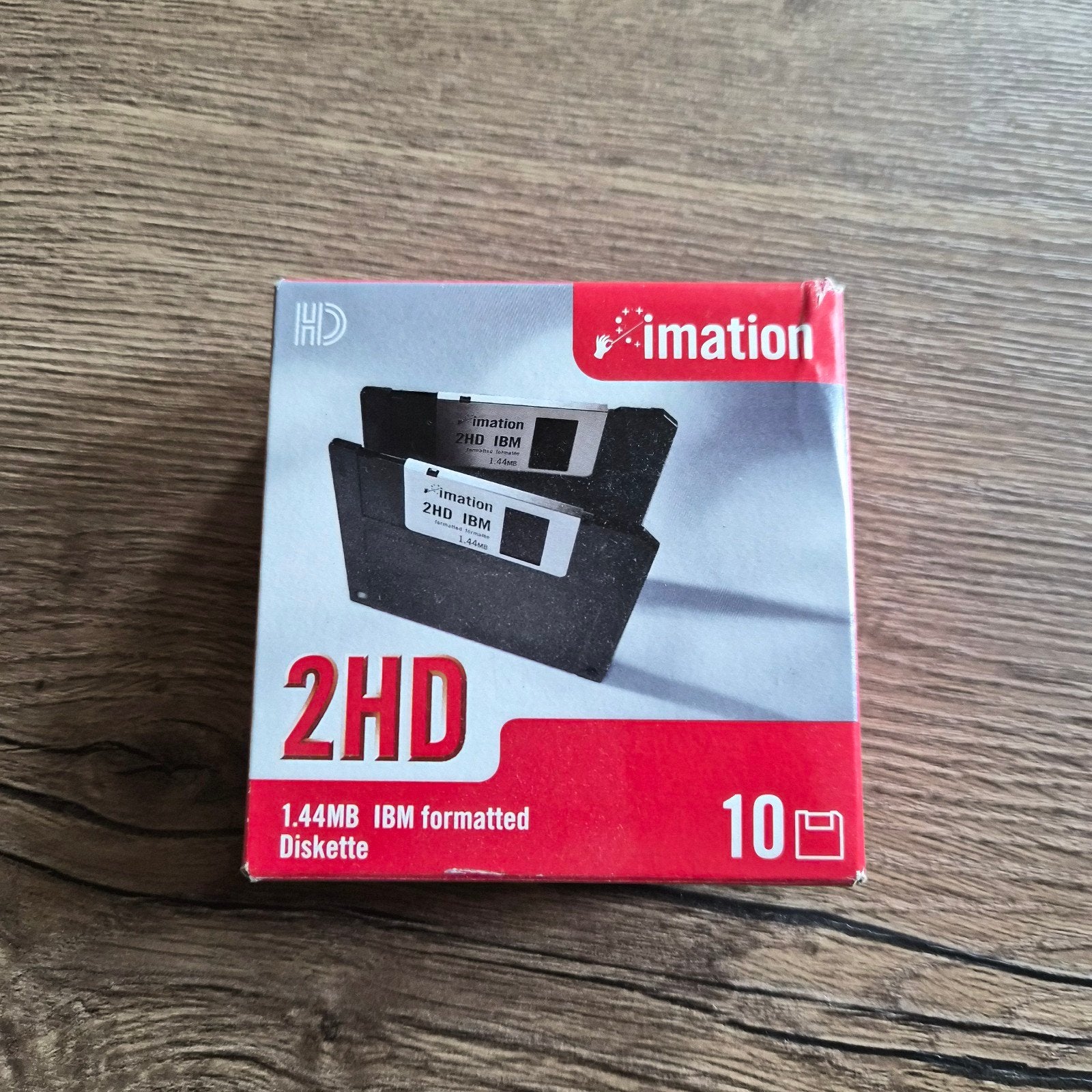 Imation 2HD 1.44MB IBM geformattee diskette (10 stuks), Ophalen of Verzenden